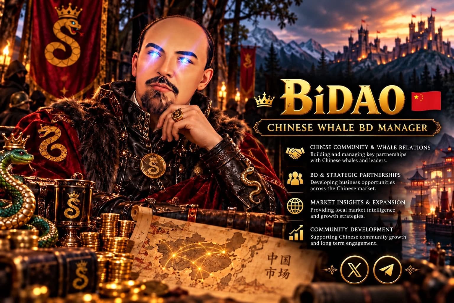 Bidao, Chinese Whale BD Manager