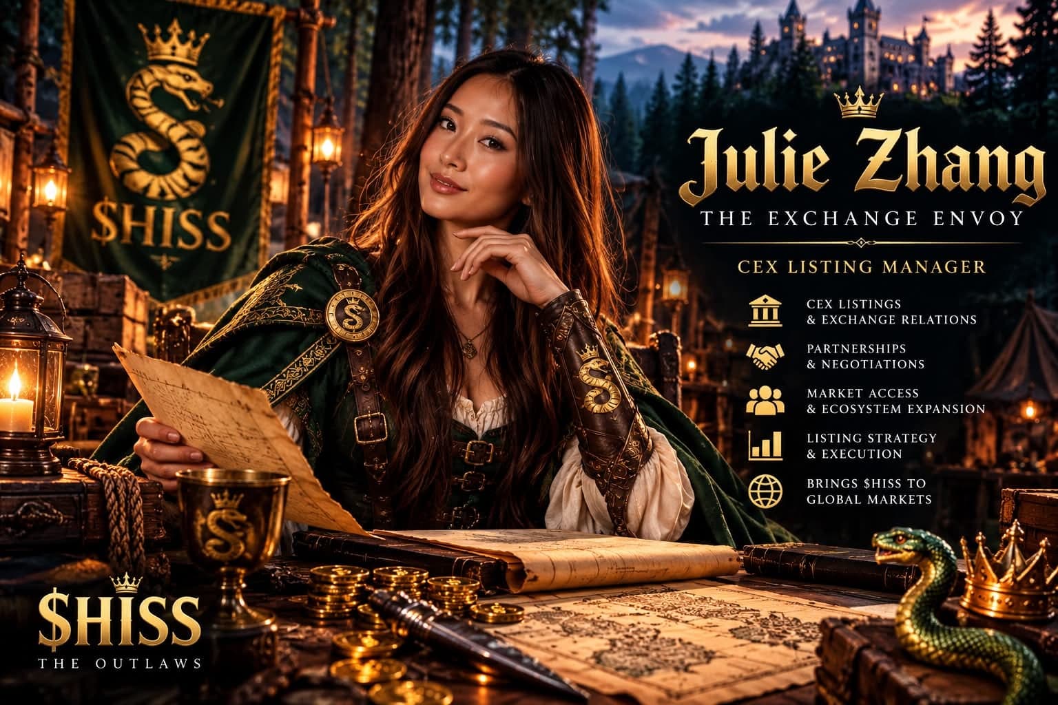 Julie Zhang, The Exchange Envoy