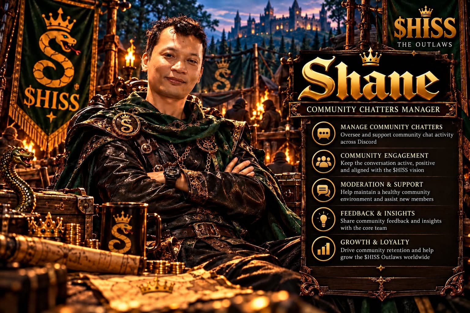 Shane, Community Chatters Manager