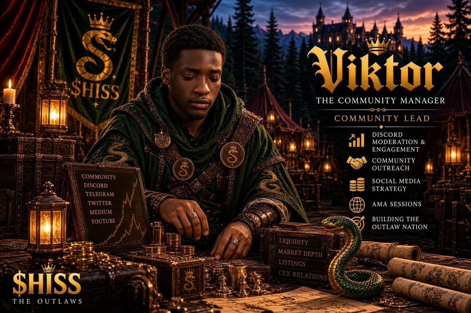Viktor, The Community Manager